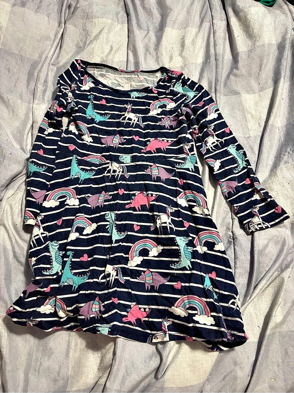 The Children's Place Girls Striped Casual Dress